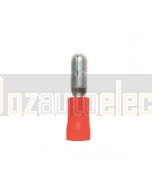 Quikcrimp Bullet Male Pre-Insulated Terminal Red 0.5 - 1.5mm² - Pack of 100