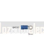 Quikcrimp Ring 3.7mm Pre-Insulated Terminal Blue Pack of 100