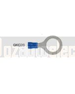 Quikcrimp 13mm Ring Pre-Insulated Terminal Blue Pack of 100