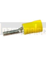 Quikcrimp QKC48 2.6mm x 14mm Yellow Wire Pin Terminal (100)