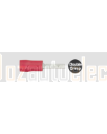 Quikcrimp QKC63 Red Flat Blade Male Terminal 2.3mm x10mm Pack of 100