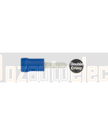 Quikcrimp QKC71 Blue 2.3mm x 10mm Flat Blade Female Terminal 100 Pack
