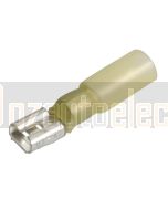 IONNIC HDC50 6.3mm Yellow Female Heatshrink Blade Terminals (Pack of 100)