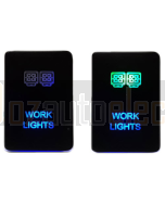Lightforce CBSWTY2HW LED Switch with Work Light Symbol