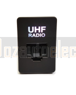 Lightforce Vertical RJ45 Pass Through Connector - White (inc Hilux/Prado/Ranger PXII)