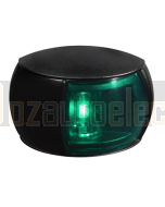 Hella 2LT980520231 2 NM NaviLED Starboard Navigation Lamp (Black Shroud- Coloured Lens (2.5m Cable))