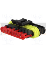 TE Connectivity 282090-1 AMP Superseal 1.5 Plug 6 Way Connector Housing (Pack of 10)