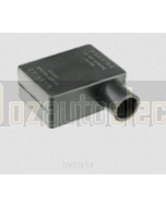 Ionnic SY2914B/100 17.5mm Cable, Left Hand Battery Terminal Insulator - Black (Pack QTY 100)
