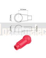 Ionnic SY2982-RED Battery 25.5mm Terminal Insulator in Red – Lug & Ring (Pack QTY 1)