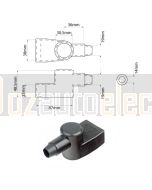 Ionnic SY2990-BLK 30.5mm Battery Terminal Insulator in Black (QTY Pack 1)