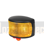 Hella LED Supplementary Side Marker Lamp Amber 12/4V CAB Marker Black Pkt 8