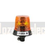 Vision Alert 402402 402 Series Mid Vision Halogen Beacon Pole Mount - Red (24V)