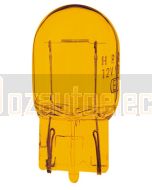 Hella WGY1221 Glass Wedge Base Globe - Amber