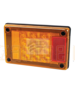 Hella Jumbo Series LED Rear Direction Indicator Lamp 12/24 Volt Horizontal or Veritcal