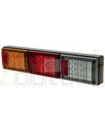 Hella Jumbo Series LED Triple Combination Stop / Tail / Indicator / Reverse Lamp 12/24 Volt  