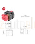 TE Connectivity AMPSEAL 16 776494-1 8 Circuit Plug Connector