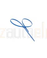 IONNIC CTD900N Dual Clamp 'handcuff' Blue Cable Ties - Pack of 10