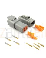 Deutsch DTM4-E007 Connector Kit with Gold Contacts