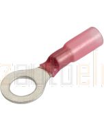 Quikcrimp HDC03 Red 5mm Heatshrink Ring Terminal (100 Pack)