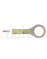 Quikcrimp HDC43 12mm Yellow Heatshrink Ring Terminal