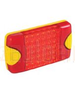 Hella Mining HM95903700 DuraLed M-Series High Intensity Warning Beacon - Narrow Beam Bare Wire, Red