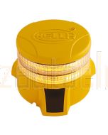 Hella DuraRAY Series - Amber MultiFLASH, 2 LED Discs, Yellow Housing (HM9386YEL2A)