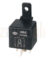Hella Normally Open Relay with Diode - 4 Pin, 12V DC (3053)
