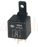 Hella Normally Open Relay with Diode - 4 Pin, 24V DC (3054)