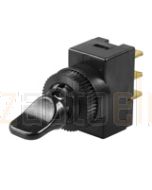 Hella On-On Changeover Toggle Switch - Black (4152)