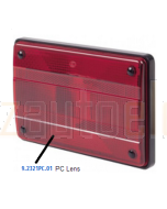 Hella PC Red Lens to suit Hella 2321PC & 2424PC (9.2321PC.01) 