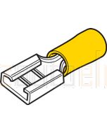 Hella Push-On Female Terminals - Yellow (Pack of 50) (8502)