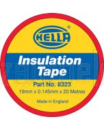 Hella PVC Electrical Insulation Tape - Red, 20m (8323)