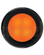 Hella Round LED Courtesy Lamp - Orange, 24V DC (98050861)