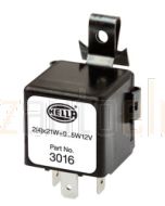 Hella Solid State Electronic Flasher Unit - 3 Pin, 12V DC (3016)