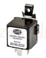 Hella Solid State Electronic Flasher Unit - 3 Pin, 12V DC (3016LED2)
