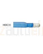 IONNIC HDC36 Blue Heatshrink Male Bullet Terminal (Pack of 100)