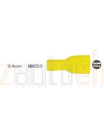 IONNIC QKC53 9.4mm Yellow Female Vinyl Insulated Qc Crimp Terminal - Pack of 100