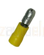 Quikcrimp QKC56 2.5 - 6.0mm² Male Bullet Pre-Insulated Terminal,  Yellow 100 Pack