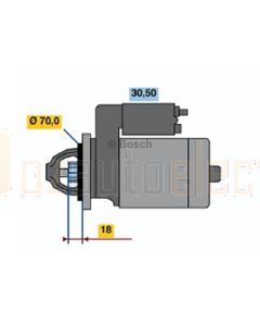 Bosch 0001106014 Starter Motor