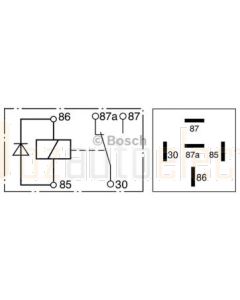 Bosch 0332209158 Mini Relay - Single