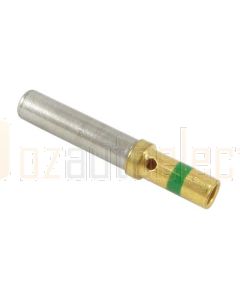 Deutsch 0462-209-1631/2.5K Size 16 Gold Green Band Socket - Box of 2500
