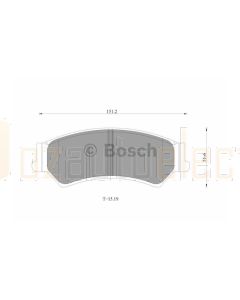 Bosch 0986AB2519 Brake Pad Set DB1675BL - Set