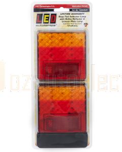 LED Autolamps 101BARLP2 Combination Lamp with Licence Plate Lamp (Twin Blister)