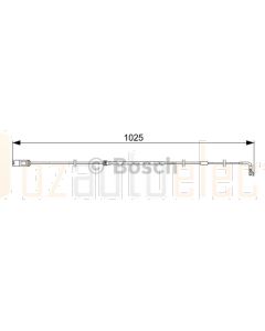 Bosch 1987473026 Brake Pad Wear Sensor, Front AP819 - Single
