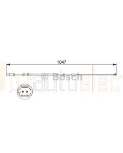 Bosch 1987473512 Brake Pad Wear Sensor, Front AP840 - Single