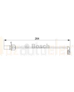 Bosch 1987474517 Brake Pad Wear Sensor, Front AP617 - Single