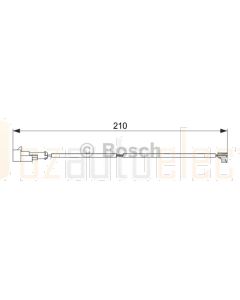 Bosch 1987474520 Brake Pad Wear Sensor, Front AP620 - Single