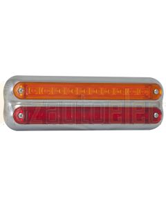 LED Autolamps 235CAR12 Stop/Tail/Indicator Combination Lamp - Chrome (Blister)