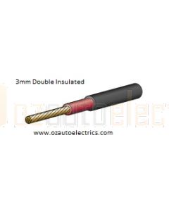 Narva 5813-100DI Double Insulated Single Core Cable 3mm (100m Roll)