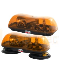 Britax 420 Series Quartz Halogen Twin Flange base, amber lens, 24V